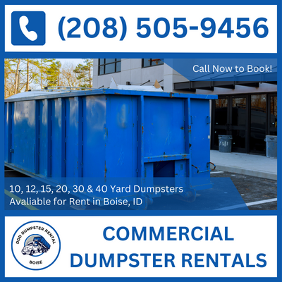 Affordable Commercial Dumpster Rental Services in Boise, ID - Quick & Reliable - DDD Dumpster Rental Boise